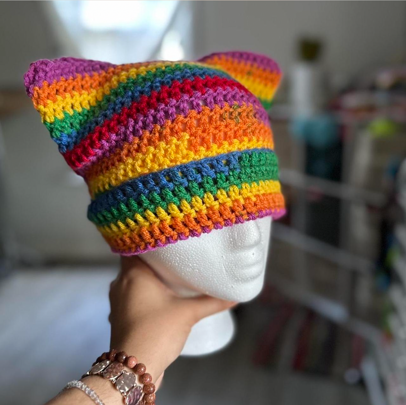 Cat ear beanie
